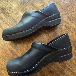 Dansko Black Clogs Size 38 Euro